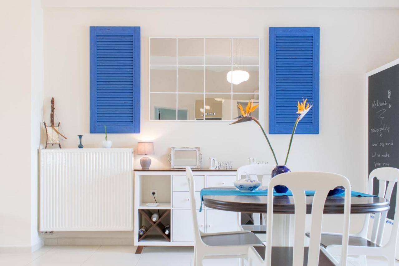 Leilighet Blue Iris: Stylish Just 10 Minutes Walk From Old Town Chania
